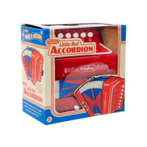 Schylling Little Red Accordion - Package Front Angle