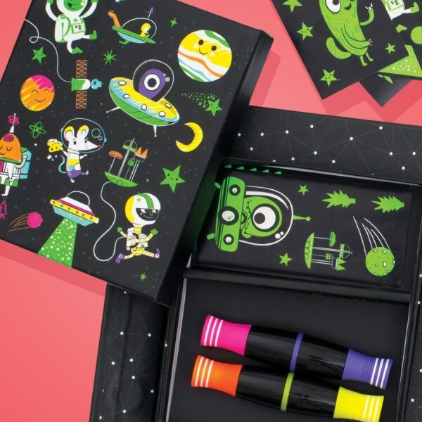 Tiger Tribe Arts and Crafts - Neon Coloring set