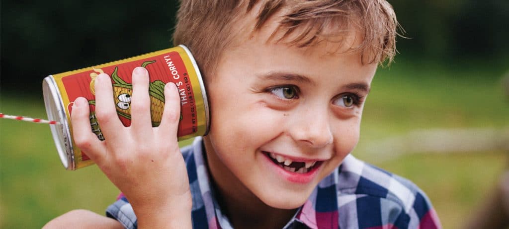 Schylling Customer Service - Boy with Tin Can Telephone