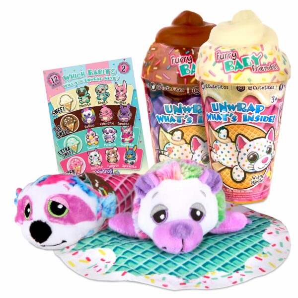 Cutetitos Babitos Series 2 Ice Cream Packaging, Plush and character checklist
