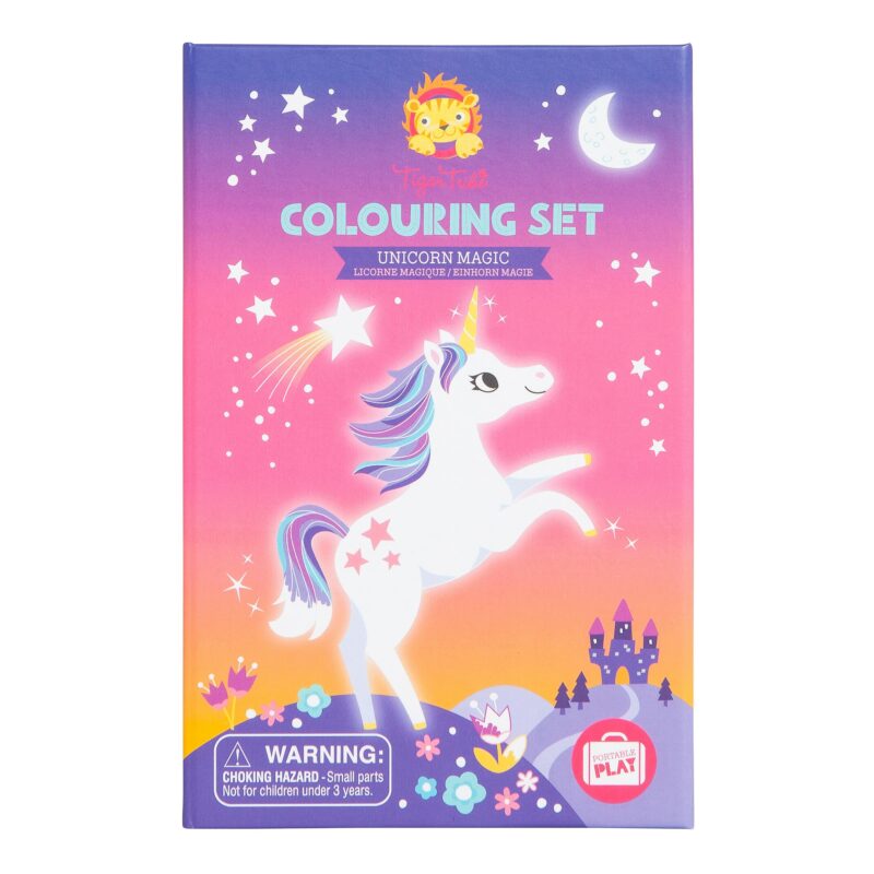 Crayola Color Magic Unicorn Shimmer Paper & Marker Coloring Set, 12 Pages,  Child, Unisex 