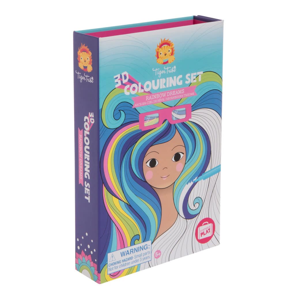 Rainbow Dreams 3D Coloring Set : Bring Images to Life - Exit9 Gift Emporium