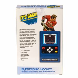 Electronic Hockey Handheld Game Package Back
