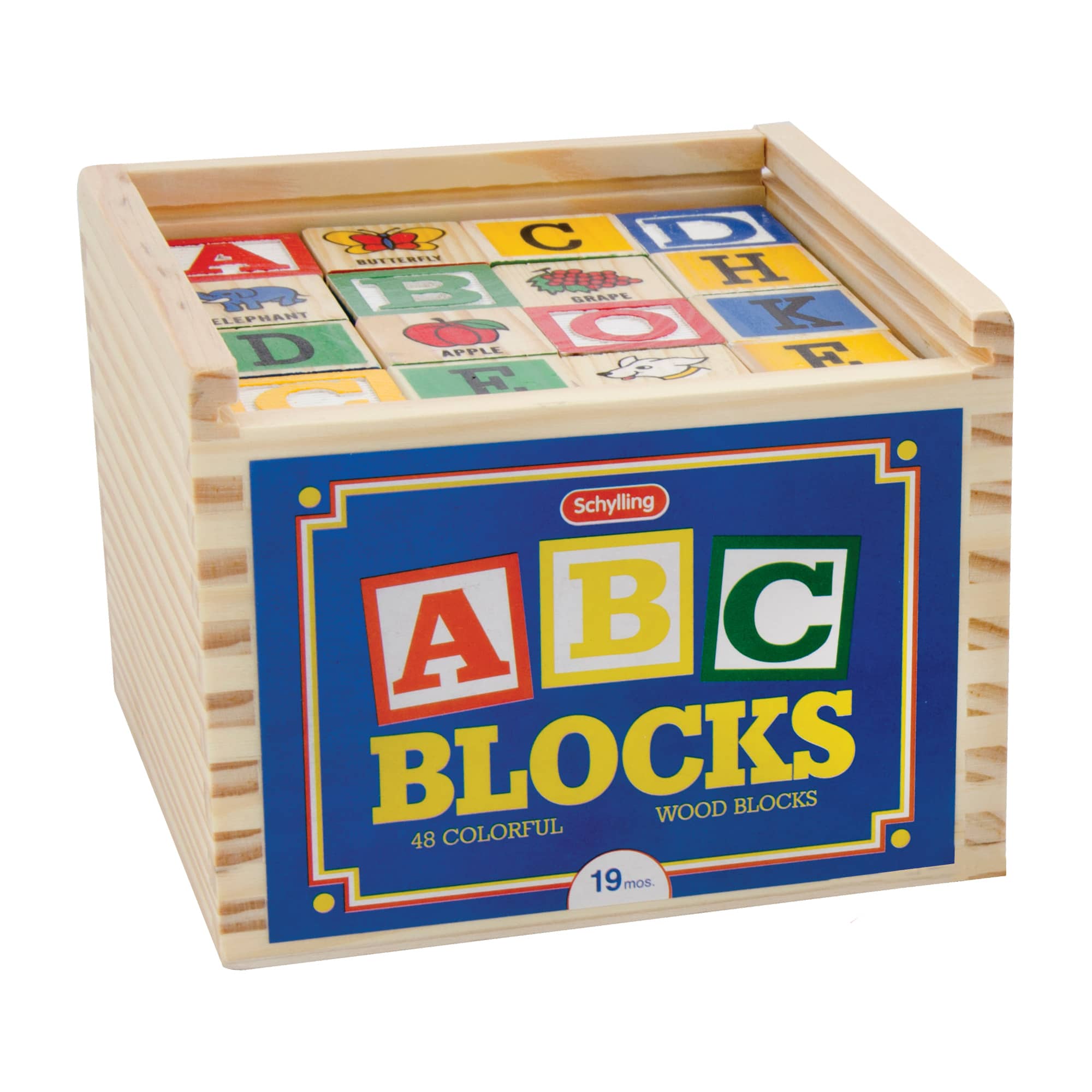 Alphabet Wood Blocks - Schylling