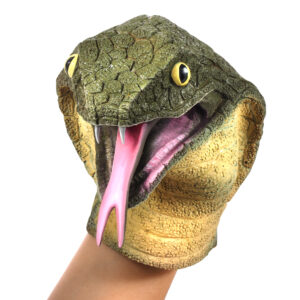 Cobra Hand Puppet on hand front