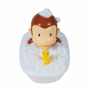 Curious George Bath Squirters - Curious George in Tub Front