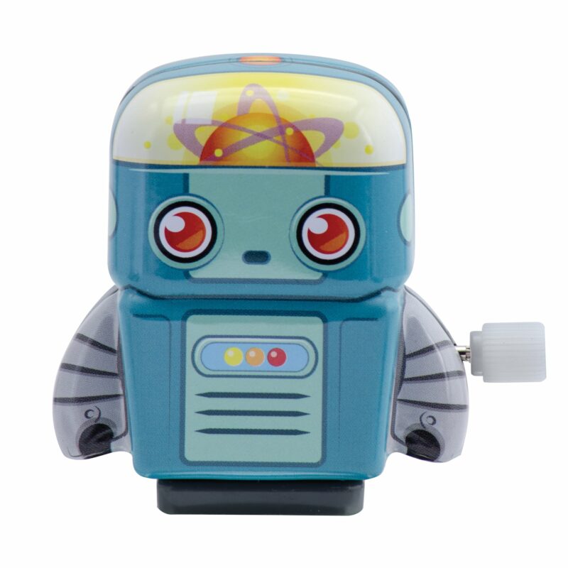 Schylling MS 406 Mini Robot Tin Wind Up Toy 