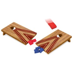 Table Top Corn Hole - two boards, 3 red and 3 blue mini bean bags