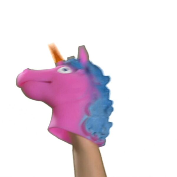 Unicorn hand puppet video