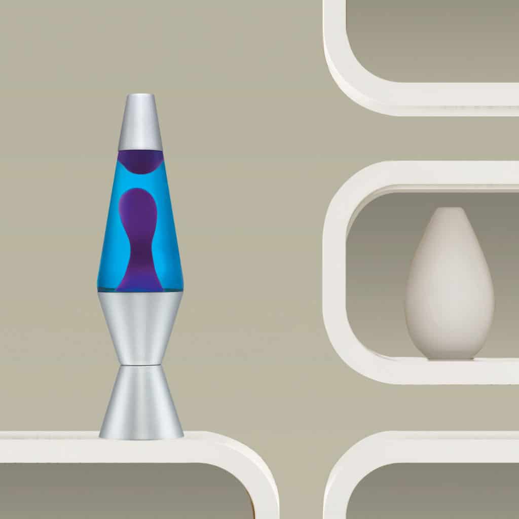 14.5" LAVA Lamp Purple/Blue/Silver Schylling