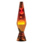 14.5” LAVA® Lamp Colormax Volcano – white wax, clear liquid, tricolor globe, volcanic base and cap