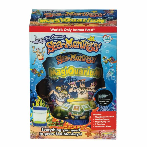  Sea Monkey's Plastic Schylling Ocean Zoo - Colors May Vary for  Fish : Toys & Games