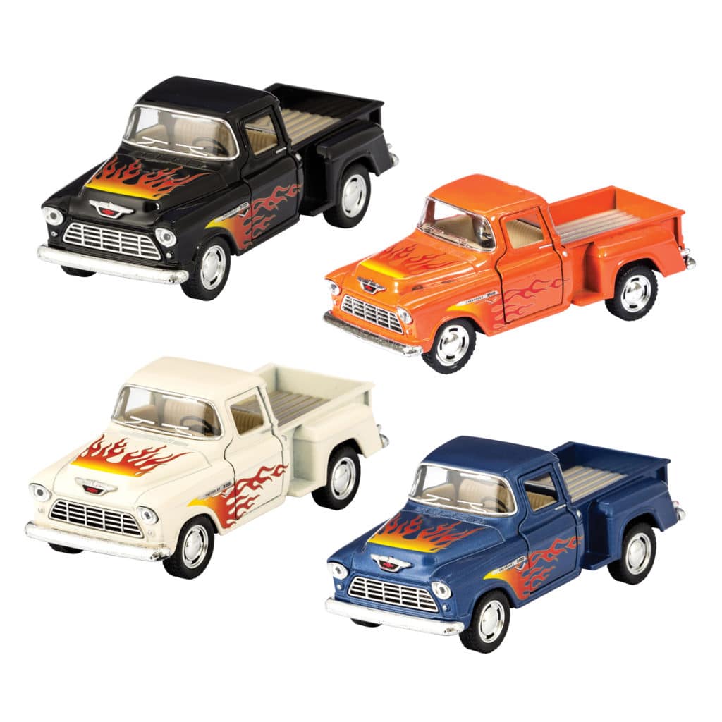 Diecast 55' Chevy Pickup Flames - Schylling