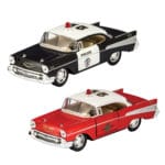 Diecast Chevy Bel Air Police and Fire