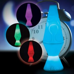 Led LAVA® Lamp - Rotating Colors: blue, purple, green, red