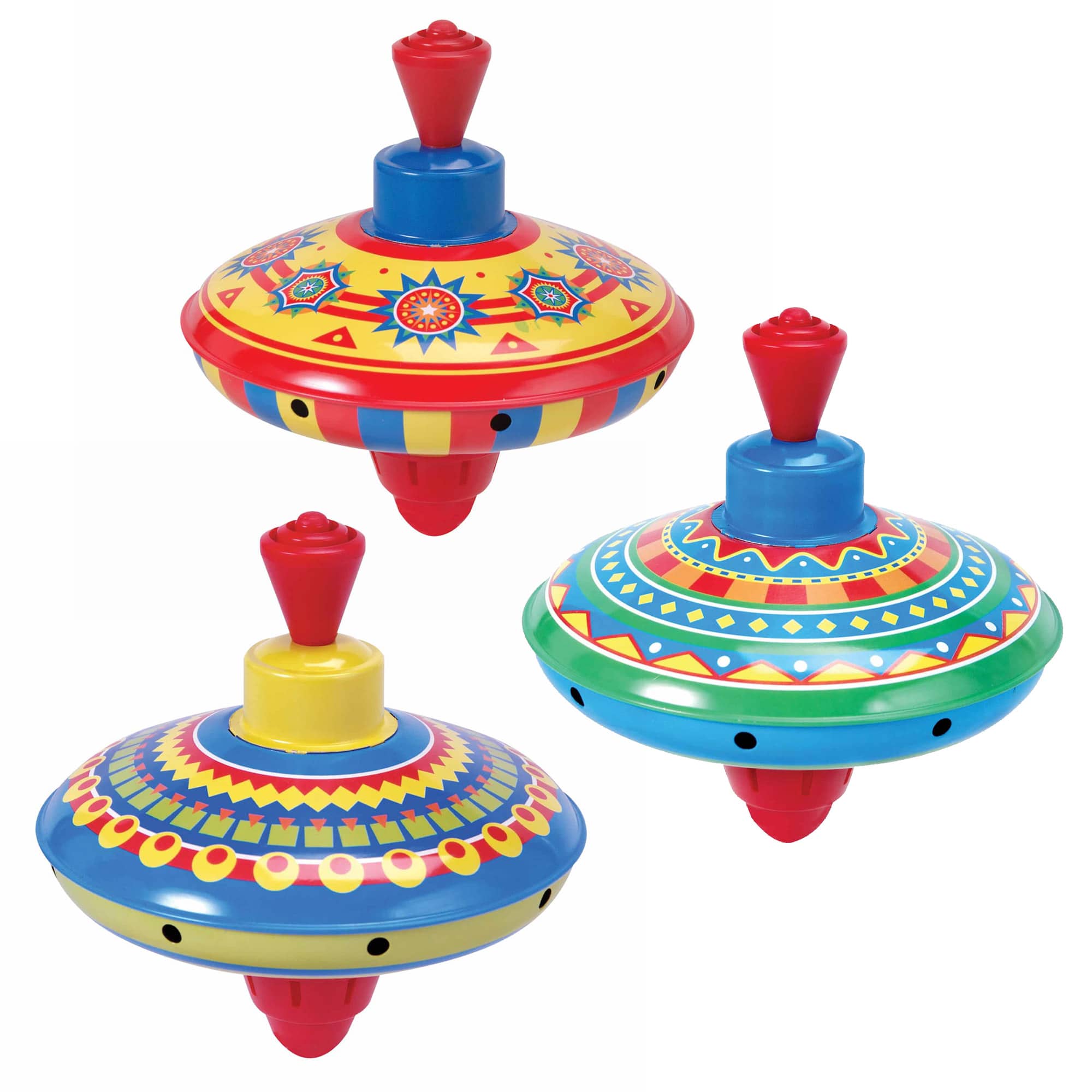 Schylling Mini Tin Top Spinning Toy 