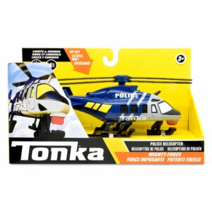 Tonka mighty force police helicopter in package front view