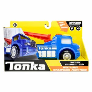 Tonka mighty force tow truck in package front view