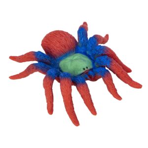 Stretchy spider Hand Puppet, Red and blue style