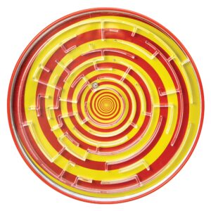 Tin BB Maze - Red and Yellow
