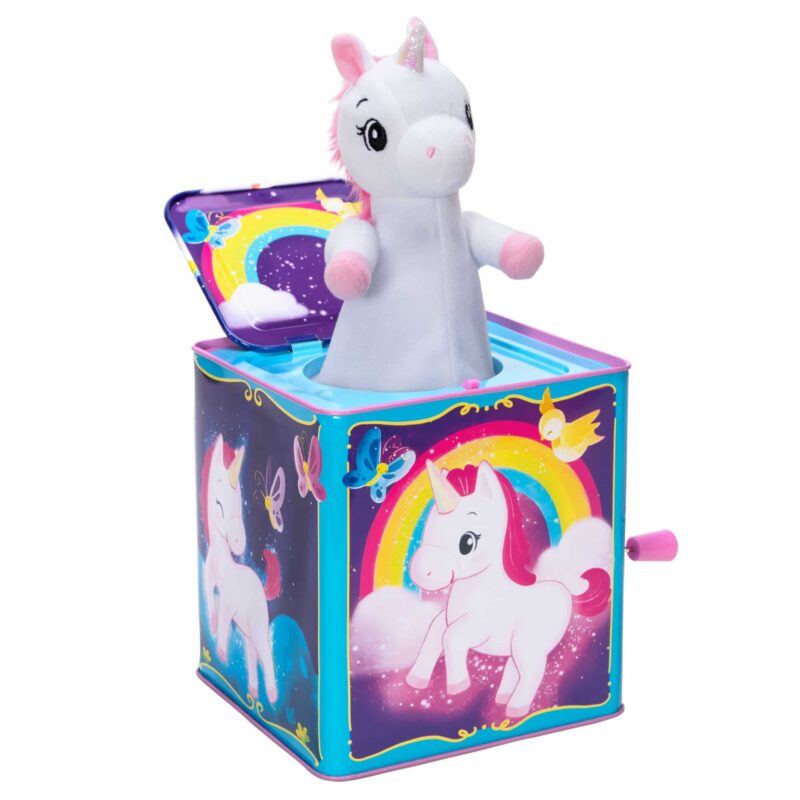 Pop & Glow light up Unicorn Jack in the Box
