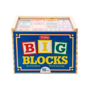 Large ABC Wood Blocks - in box package front