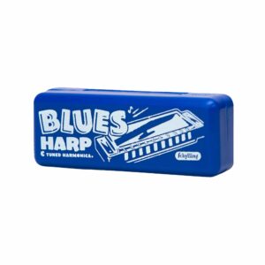 Blues Harp, C Tuned Harmonica - Storage Box Top Angle Right