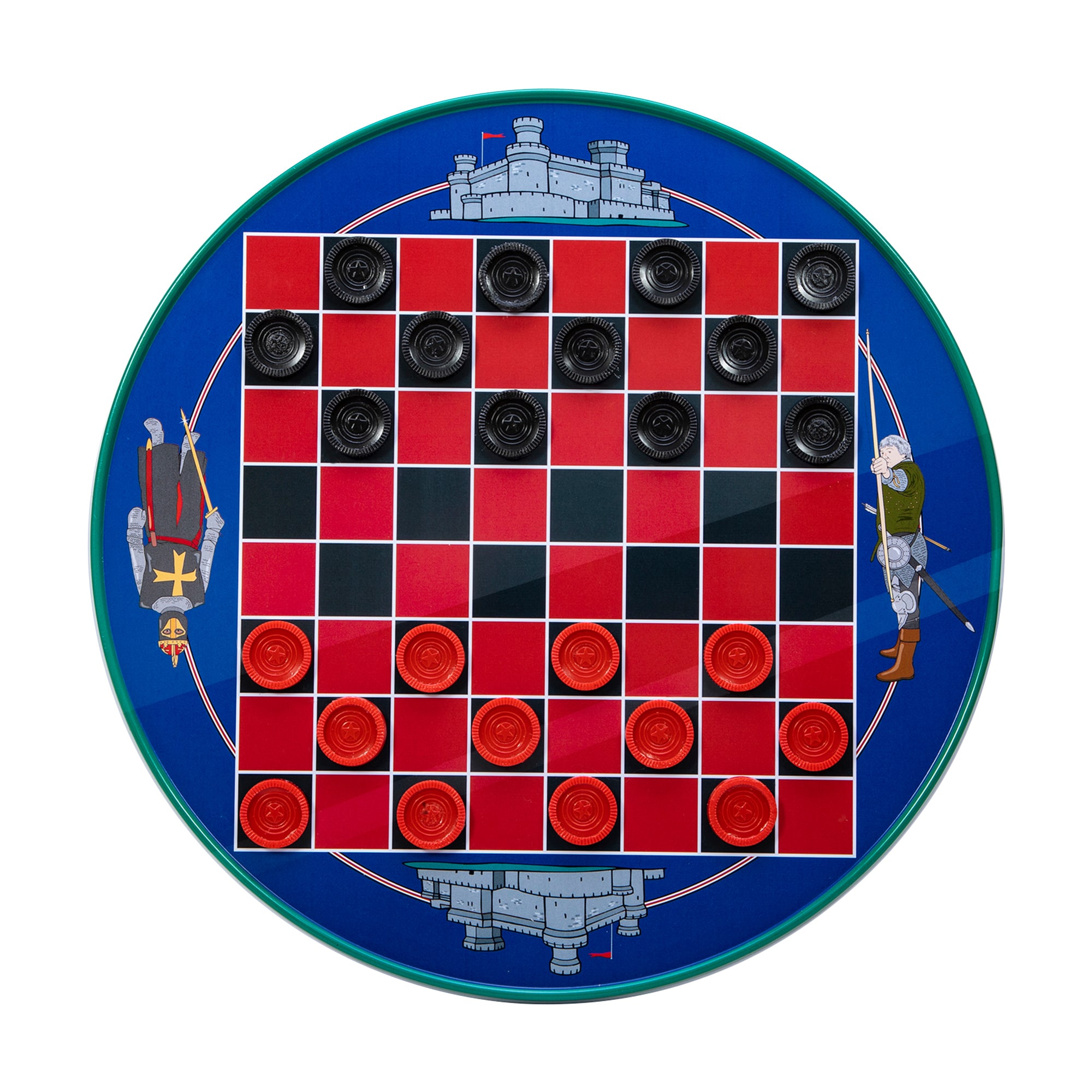 checkers chinese checkers game tin