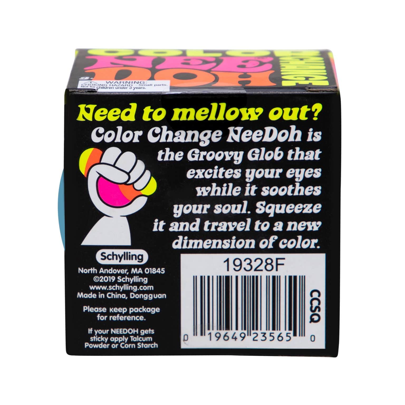 color changing nee doh blue