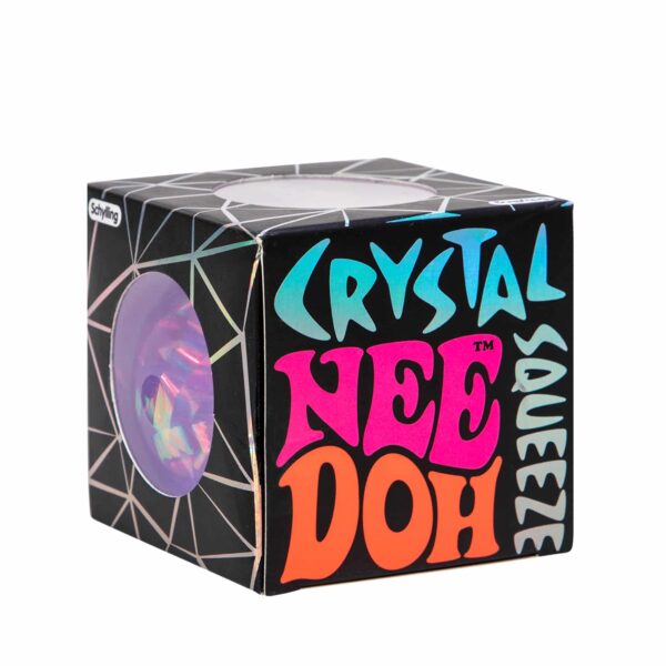 Crystal Squeeze Nee Doh Package Front Angle Purple