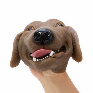 DGHP-Dog-Hand-Puppet-Brown-Front-Closed-web