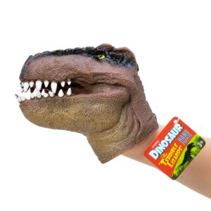 DHP-Dino-Hand-Puppet-Brown-Side-Left-Tag-Closed-web