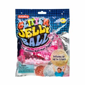 Jumbo Glitter Jelly Ball Package Front Pink
