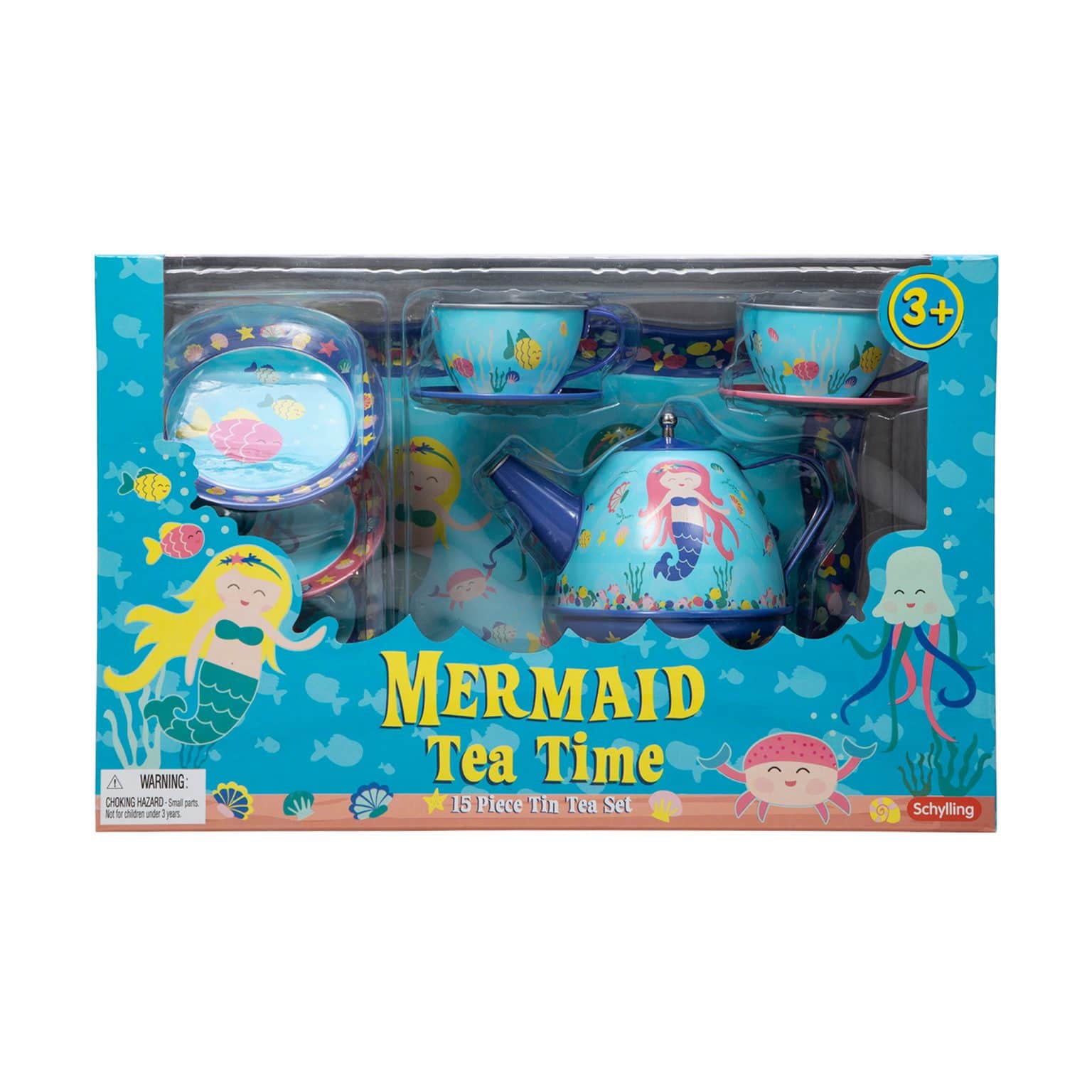 Mermaid Tin Tea Set Schylling