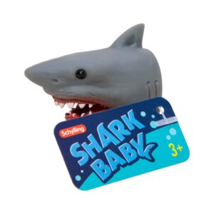 Shark Baby Finger Puppet with Hang Tag