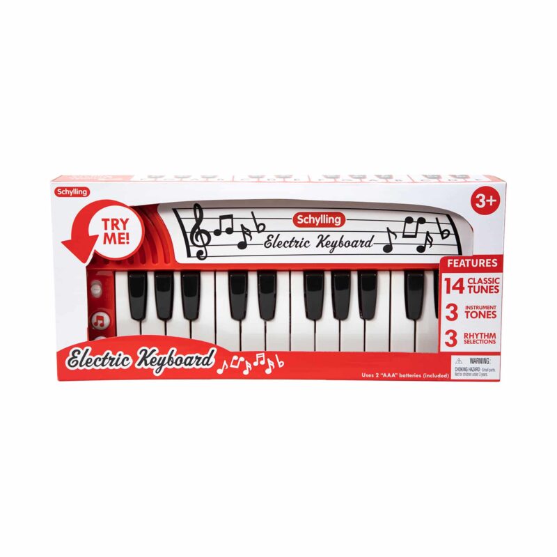 from Little Folks Schylling Electric Keyboard Comes with Key Chart 