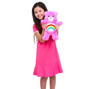 Pink Cheer Bear Medium Care Bear front view being held