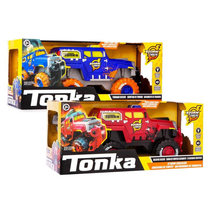 Tonka Storm Chasers Mega Machines trucks in box