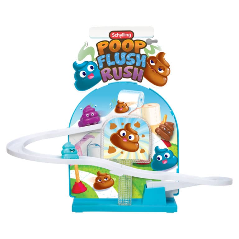 Poop Flush rush game front view