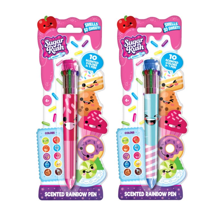 Rainbow Pen - Sugar Rush Pink and Blue in Package