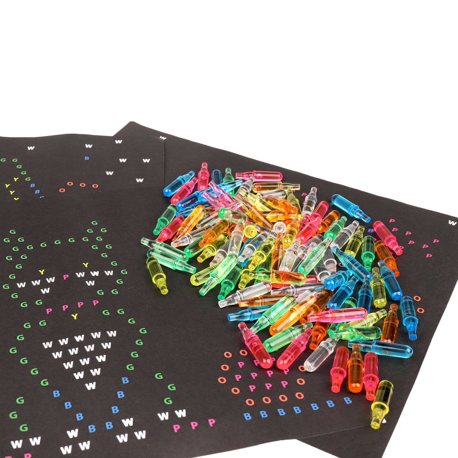 Lite Brite Animal Refill Pack 10 Reusable Templates (Fits Ultimate