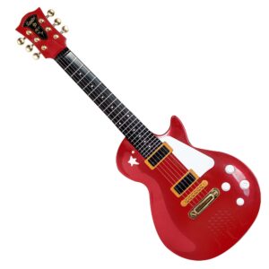Classic Electric Guitar - Red with black neck