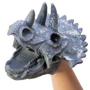 Dino Skull Hand Puppet - Triceratops