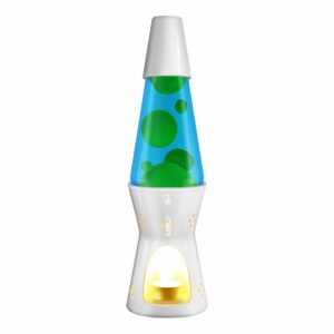 Candle Light Lava Lamp - White, Yellow and Blue - Back