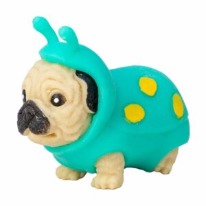 Party Animals Rave Puppies - Pug in a neon ladybug costume