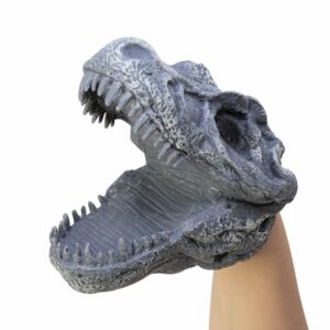 Dino Skull Hand Puppet - Trex Open