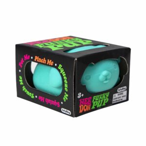 NeeDoh Funky Pup - Teal Pkg 3Q Right