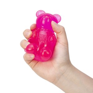 NeeDoh Gummy Bear - Hand holding Pink Gummy Bear