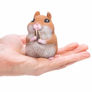 Chonky Cheeks Hamsters - Brown in hand