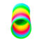 SG072 - Jumbo Rainbow Spring - 13.5cm - Jack in the Box